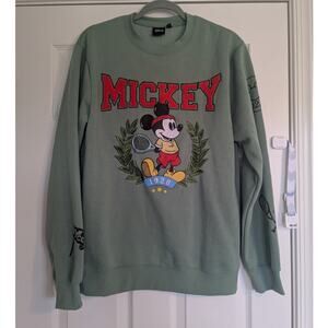 Official Disney Tennis Embroidered Mickey Mouse Unisex crewneck Sweatshi…